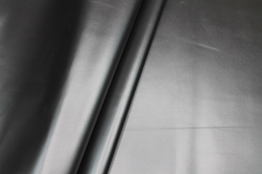 Metallic Leatherette - Gunmetal fabric, image 2 of 5