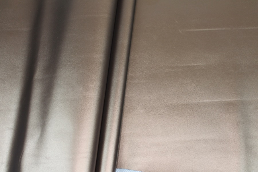 Metallic Leatherette - Bronze Brown fabric, image 2 of 6