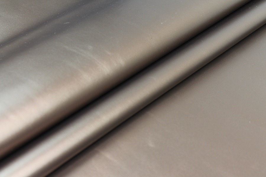 Metallic Leatherette - Bronze Brown fabric