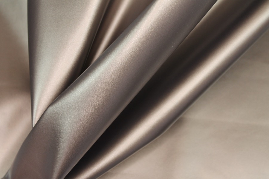 Metallic Leatherette - Bronze Brown fabric, image 3 of 6