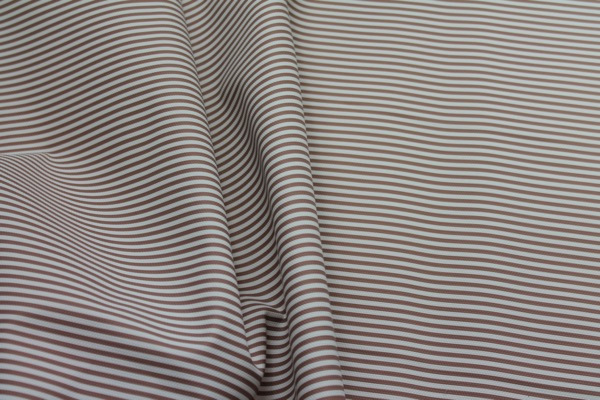 Soft Striped Leatherette - Beige and Ivory fabric, image 6 of 7