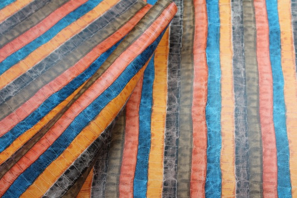 Crocodile Leatherette - Multi Colour fabric, image 8 of 8