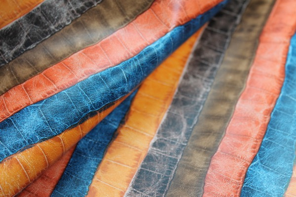 Crocodile Leatherette - Multi Colour fabric, image 5 of 8