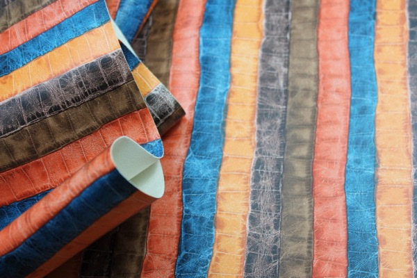 Crocodile Leatherette - Multi Colour fabric, image 7 of 8