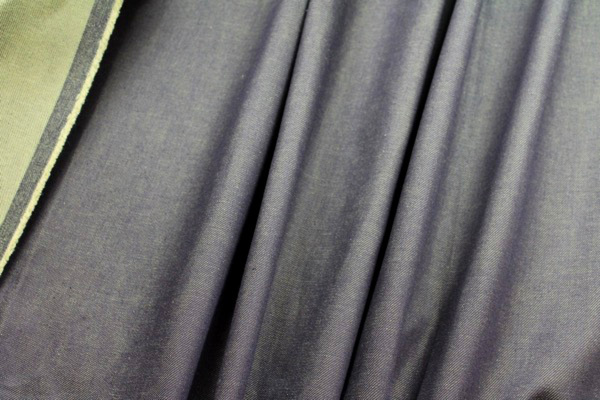 Italian Denim - Olive Black fabric, image 7 of 7