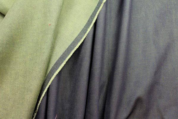 Italian Denim - Olive Black fabric, image 3 of 7