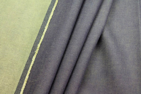 Italian Denim - Olive Black fabric