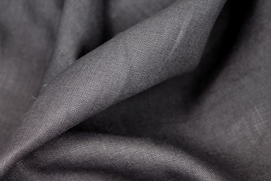 Nevada Linen - Black fabric, image 3 of 4