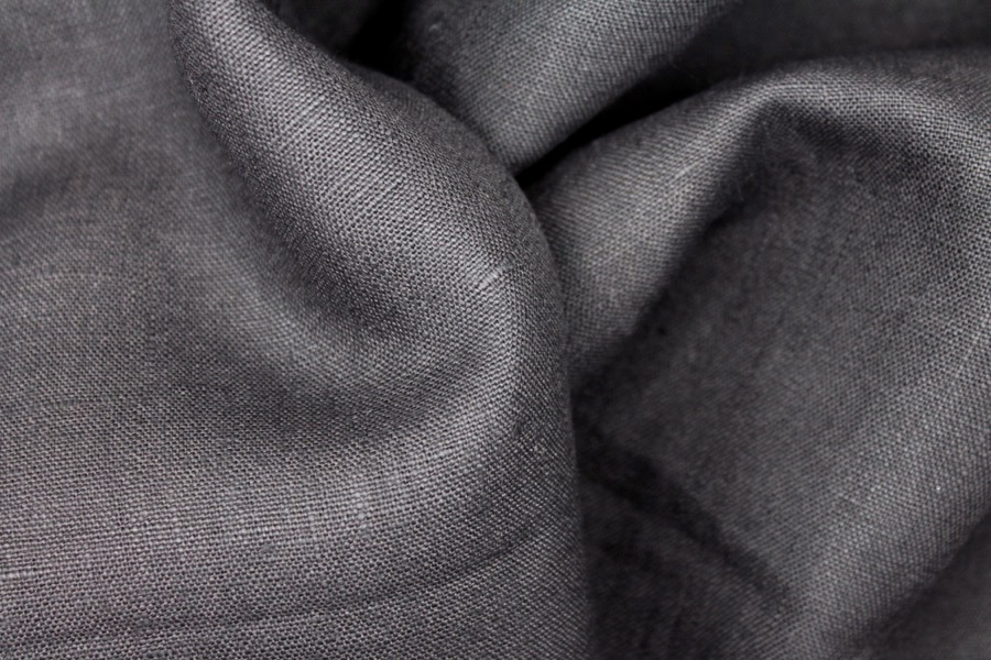 Nevada Linen - Black fabric, image 4 of 4