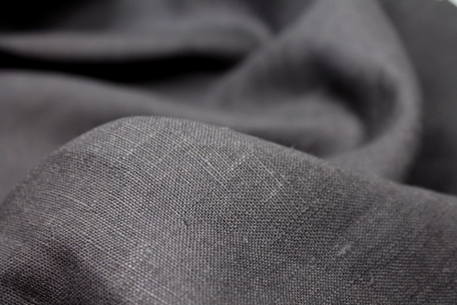Nevada Linen - Black fabric, image 2 of 4