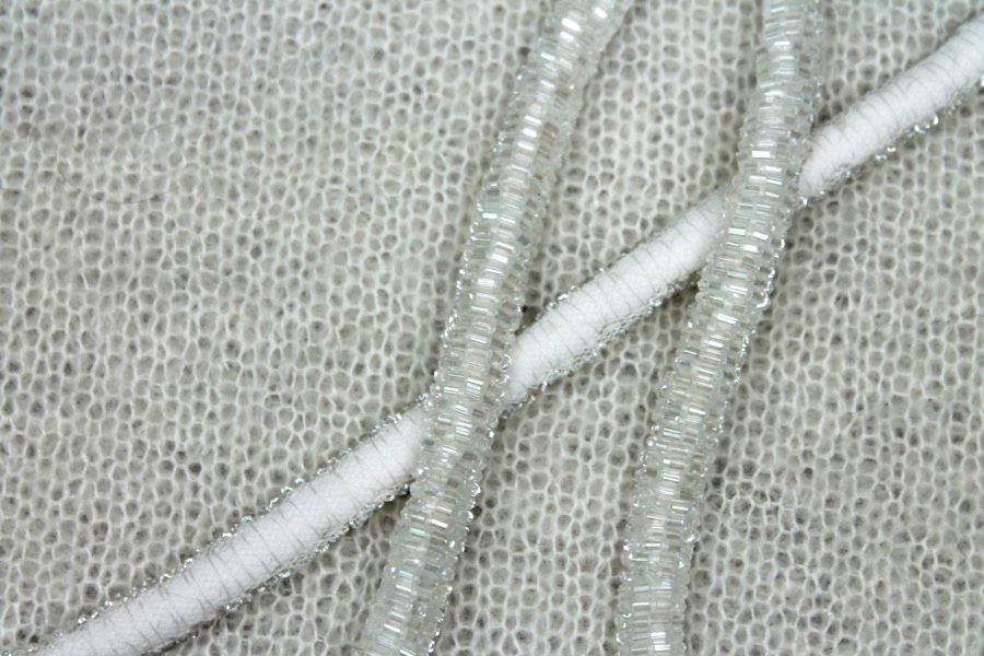 Beaded Strap Trim - Ivory, image 3 of 5