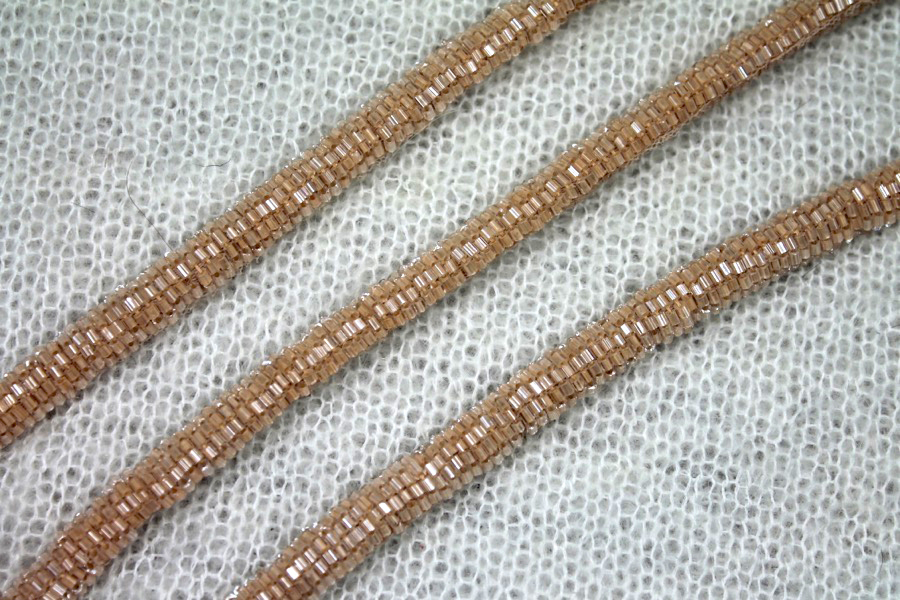 Beaded Strap Trim - Nude, image 5 of 6