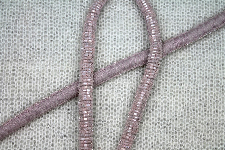 Beaded Strap Trim - Pale Lilac, image 5 of 6