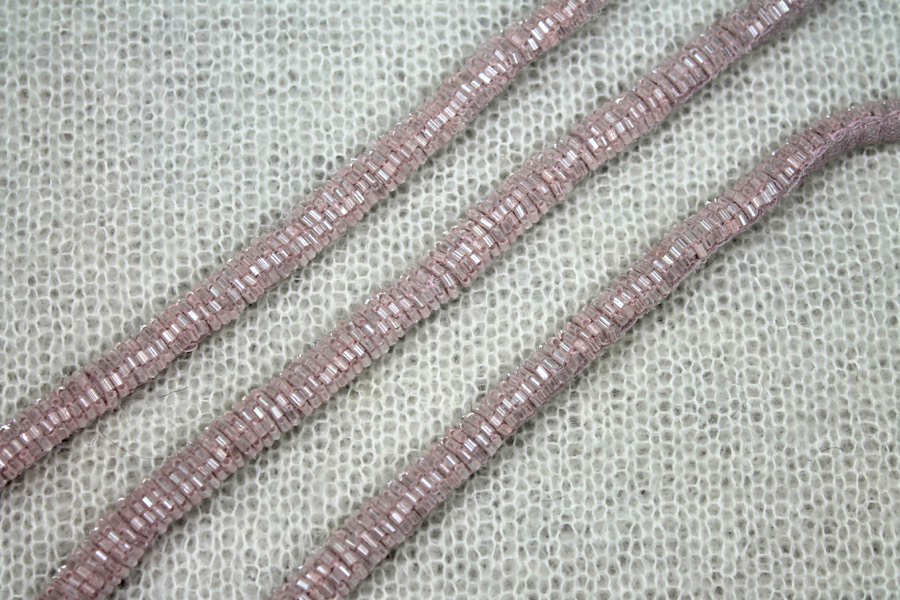 Beaded Strap Trim - Pale Lilac, image 4 of 6