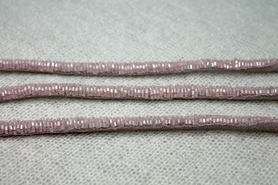 Beaded Strap Trim - Pale Lilac, image 6 of 6