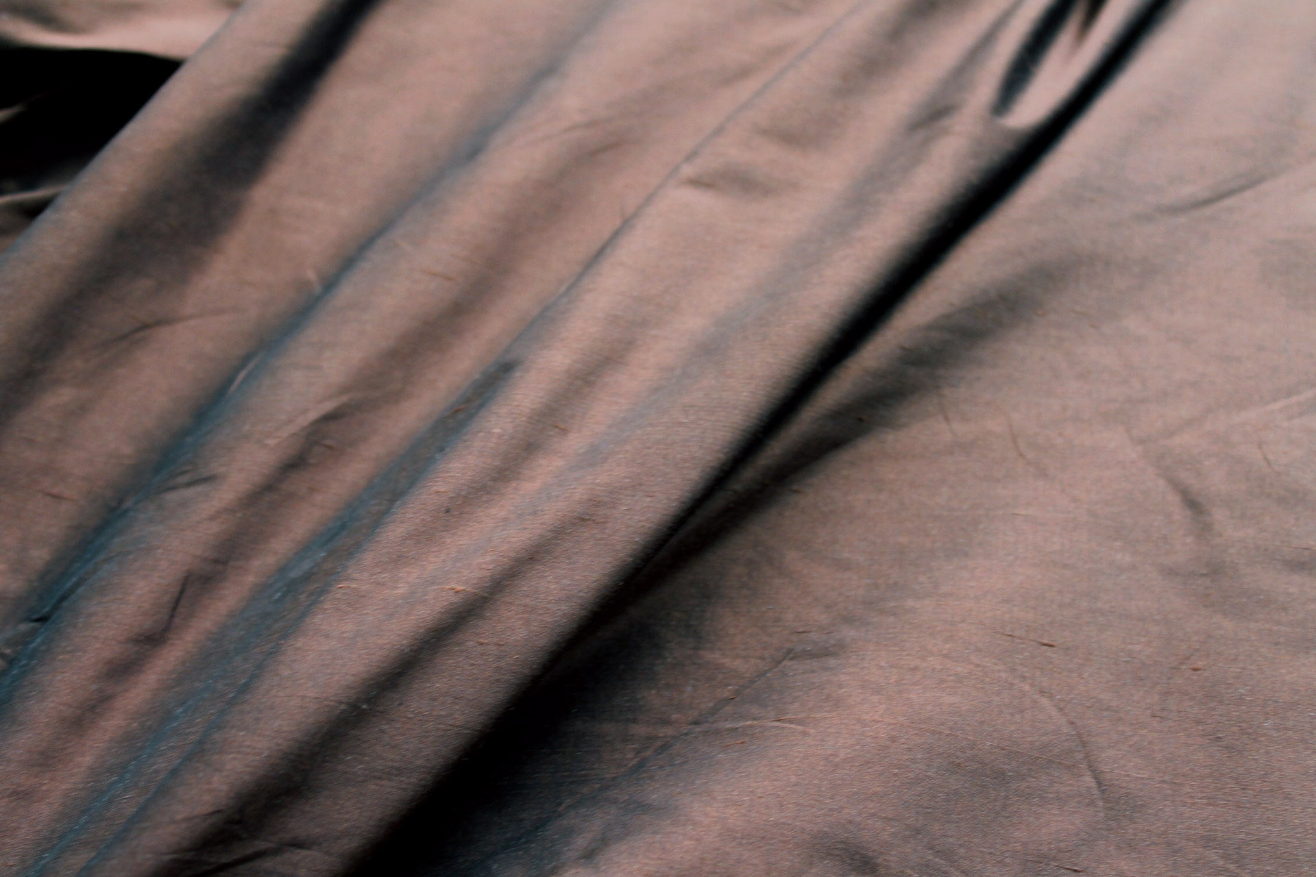 Silk Dupion - Chocolate Brown - B68 fabric, image 6 of 6