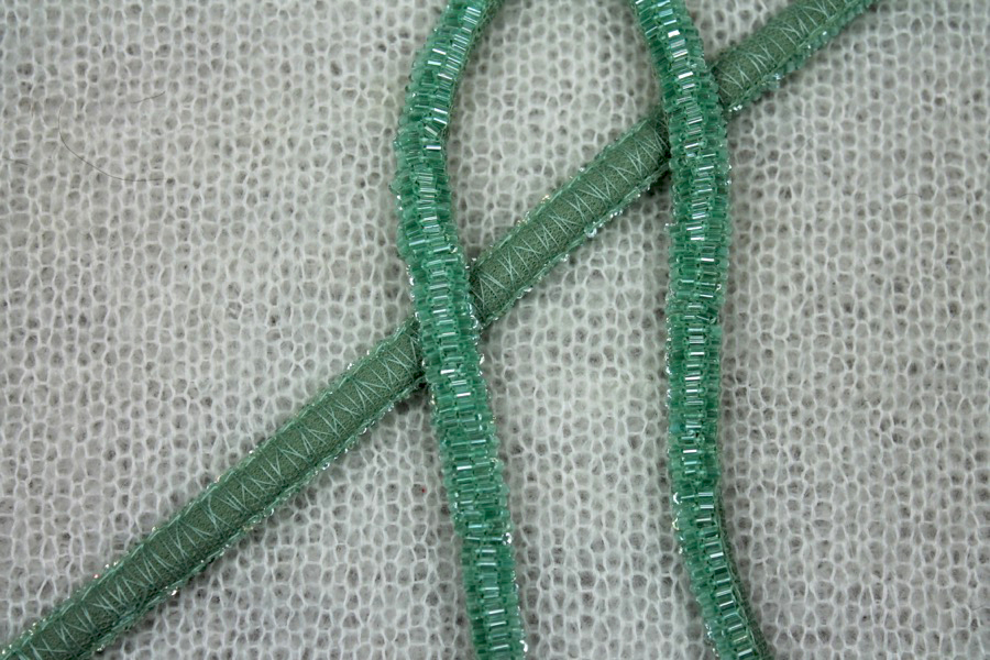 Beaded Strap Trim - Mint, image 4 of 6