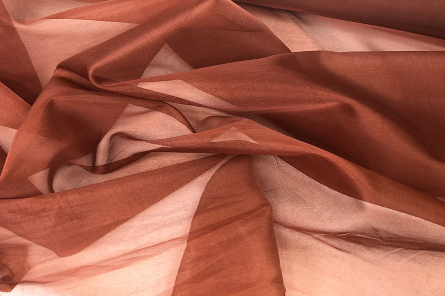 Silk Organza - Tabasco fabric
