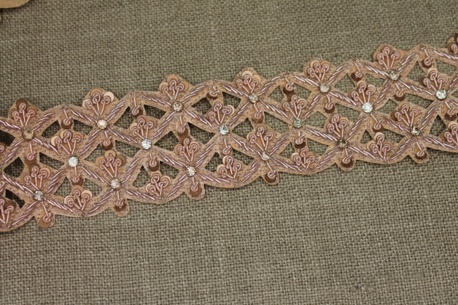 Zari & Sequin Trim - Gold, image 4 of 5