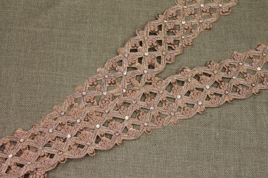 Zari & Sequin Trim - Gold, image 5 of 5