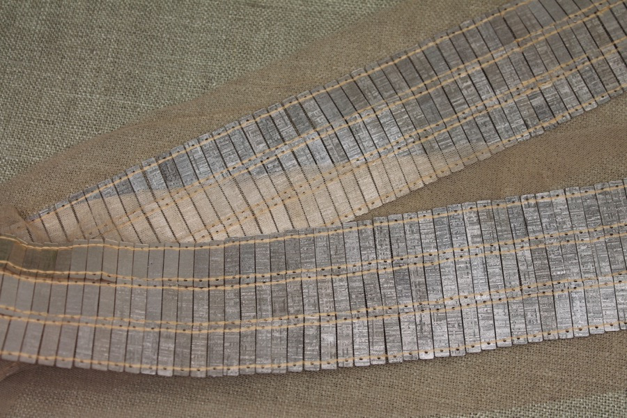 Rectangular Sequin Trim - Pale Gold, image 3 of 4