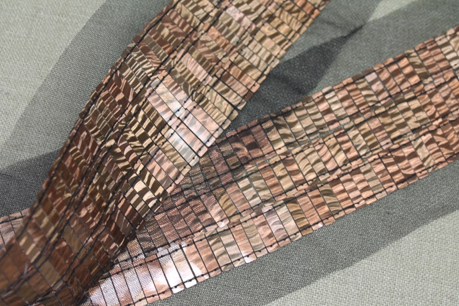 Rectangular Sequin Trim - Bronze/Black, image 4 of 5