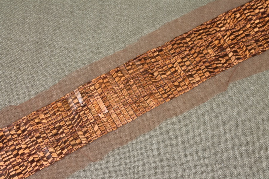 Rectangular Sequin Trim - Copper, image 2 of 5