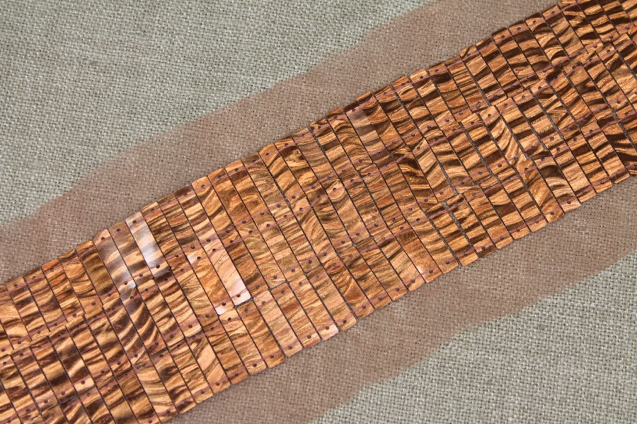 Rectangular Sequin Trim - Copper, image 5 of 5