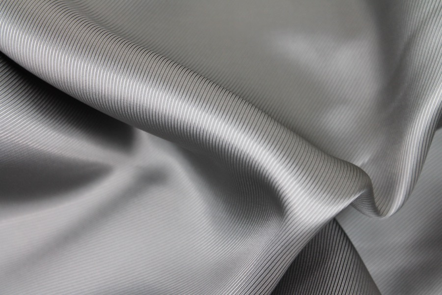 Twill Weave Anti-Static Lining - Grey fabric, image 5 of 5