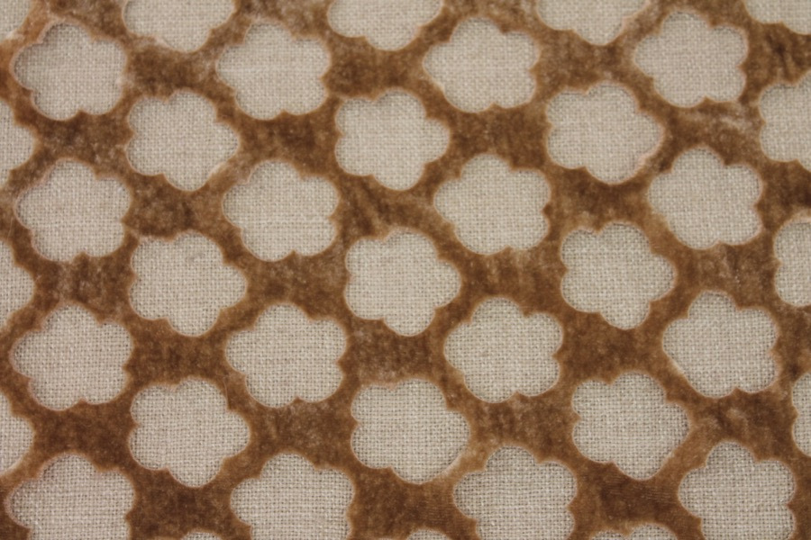 Laser Cut Soft Velvet - Faun fabric, image 7 of 9