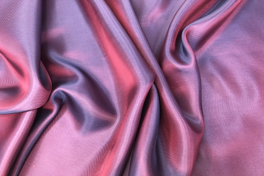 Red shot Navy Viscose Twill Lining - 1.2m Piece fabric, image 6 of 7