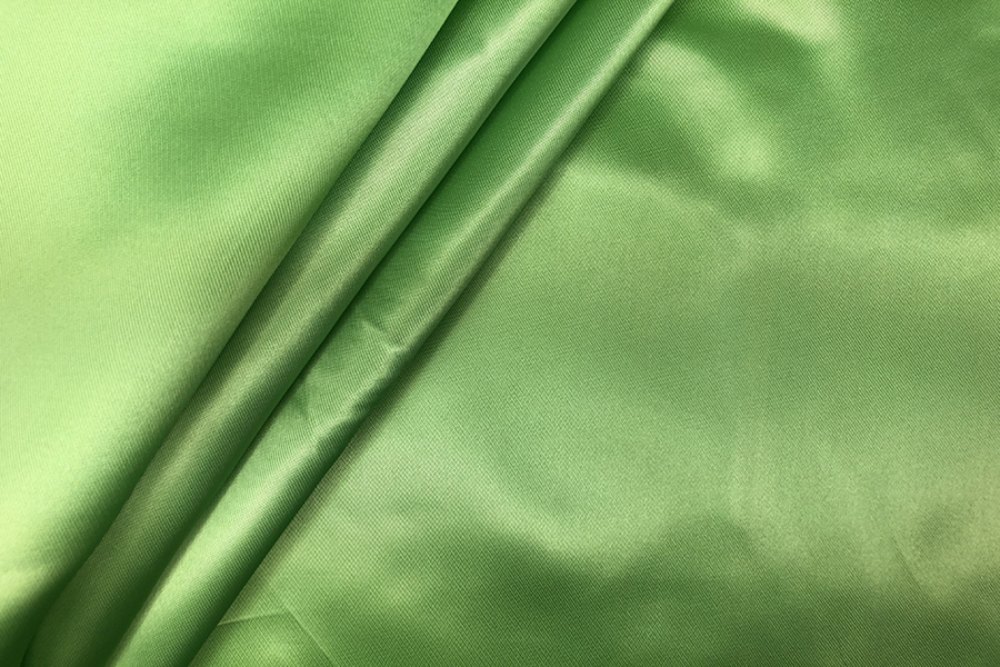 Lime Viscose Satin Lining fabric, image 4 of 6