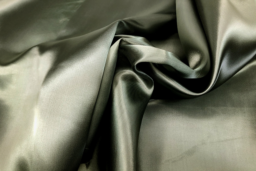 Forest Green Viscose Satin Lining fabric, image 4 of 7