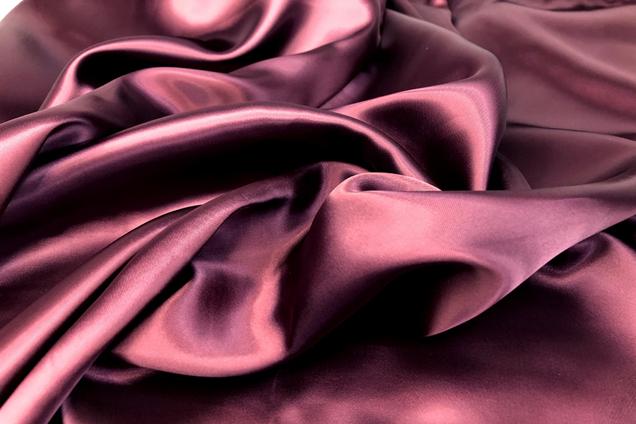 Maroon Viscose Satin Lining - 1.7m Piece fabric, image 4 of 4