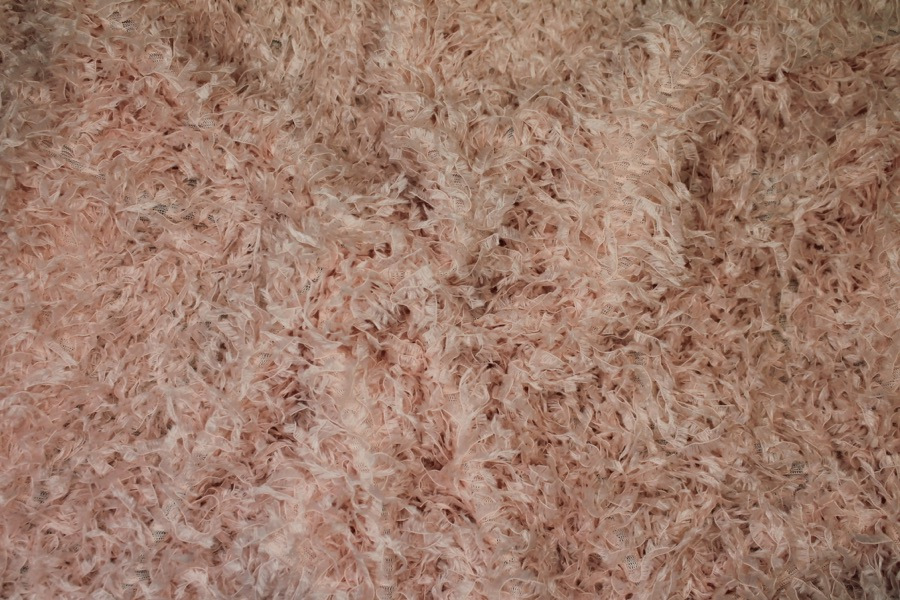 "Faux Feather" Fabric - Pale Pink, image 6 of 7