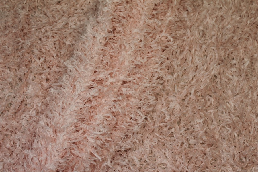 "Faux Feather" Fabric - Pale Pink, image 5 of 7