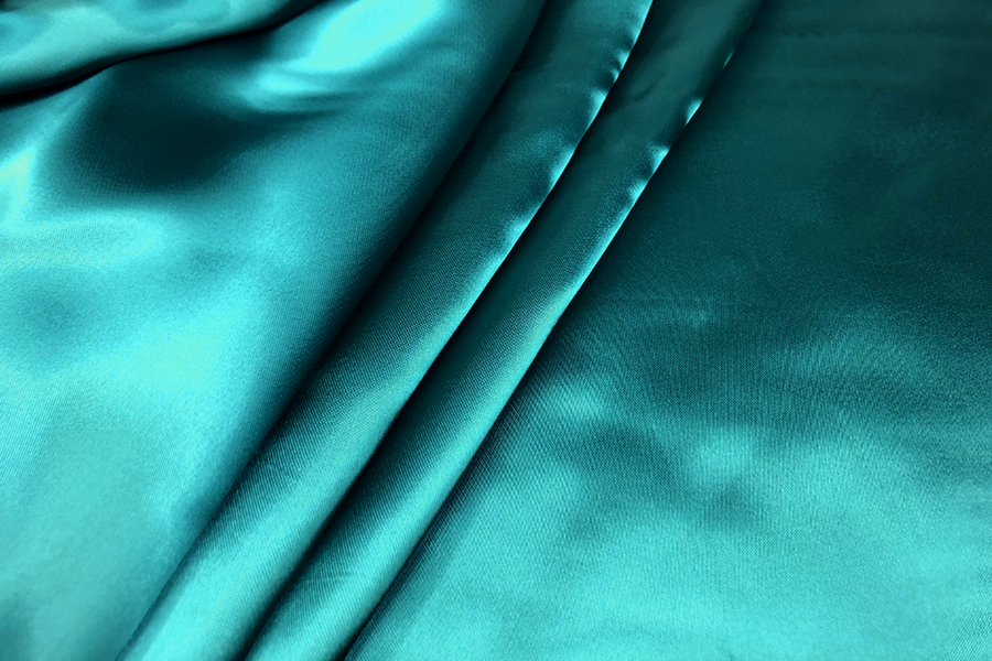 Peacock Viscose Satin Lining fabric, image 6 of 6