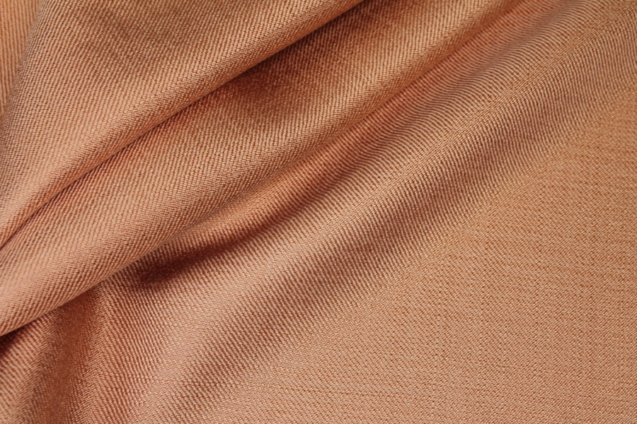 Textured Weave Linen - Salmon fabric, image 3 of 6