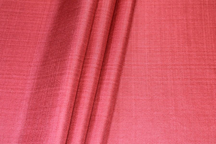 Textured Weave Linen - Coral fabric, image 2 of 6