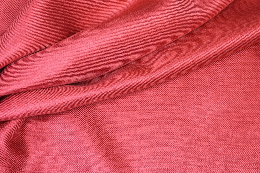 Textured Weave Linen - Coral fabric, image 4 of 6