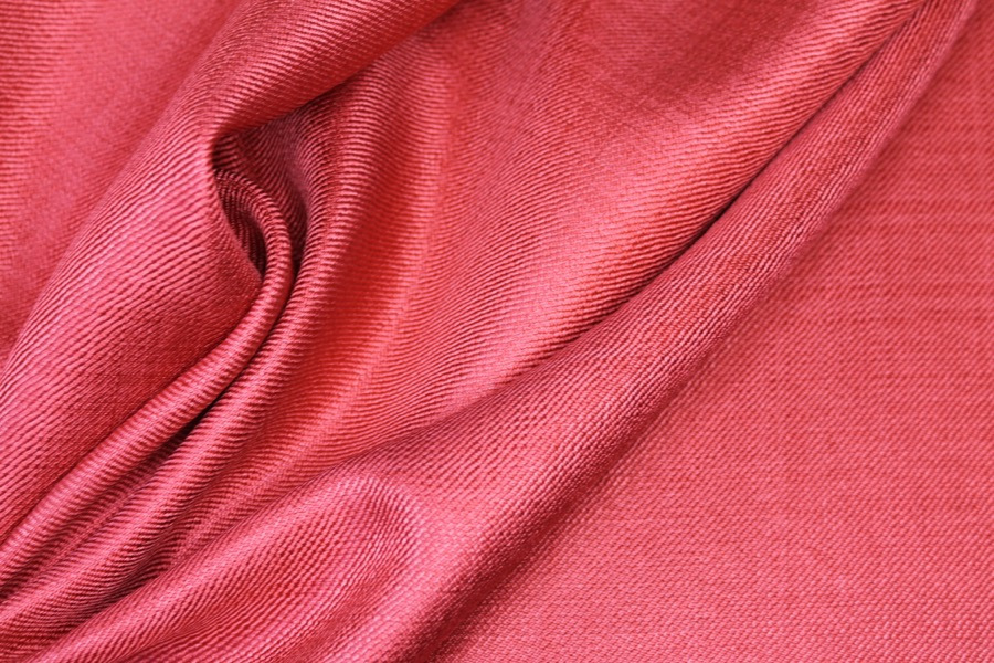 Textured Weave Linen - Coral fabric, image 6 of 6
