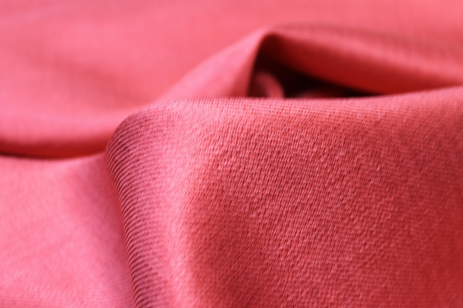 Textured Weave Linen - Coral fabric, image 3 of 6