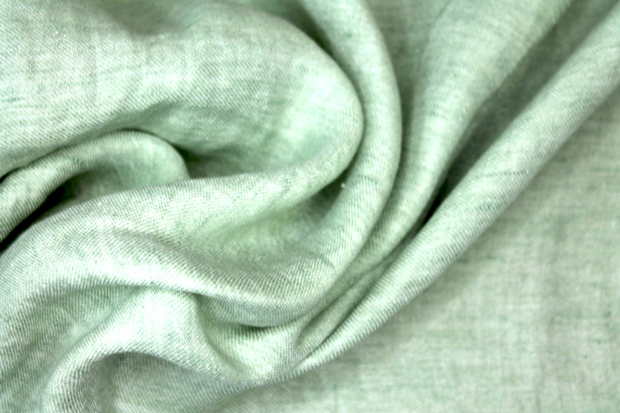 Reversible Two-Tone Linen - Pale Green fabric, image 5 of 7