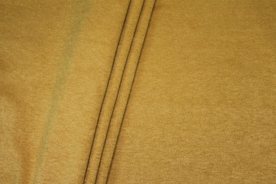 Super Soft Double Knit Jersey - Mustard fabric, image 5 of 6