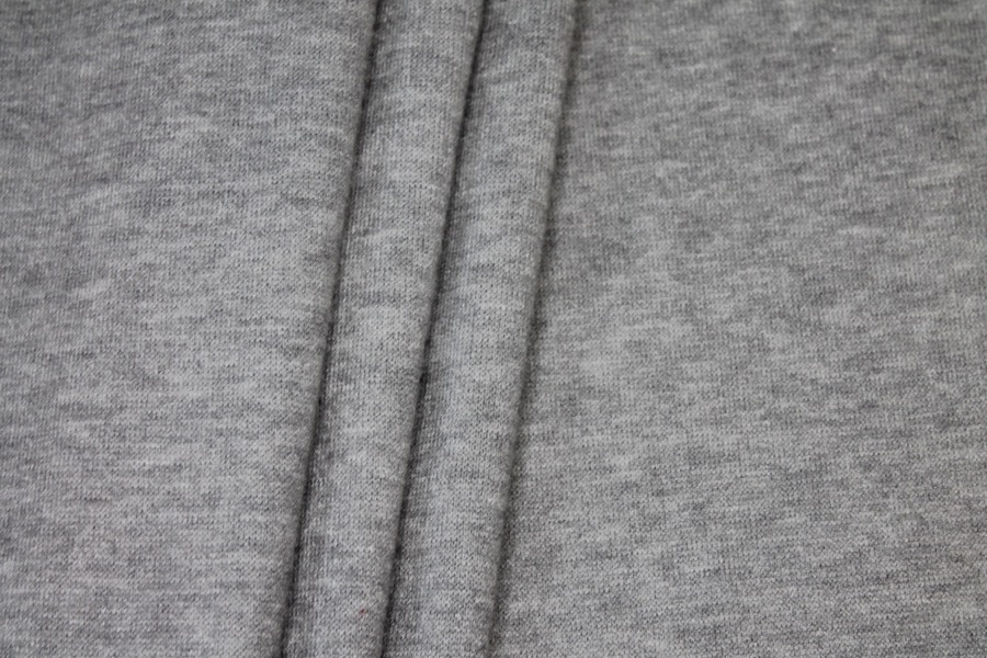 Super Soft Double Knit Jersey - Grey fabric, image 6 of 6