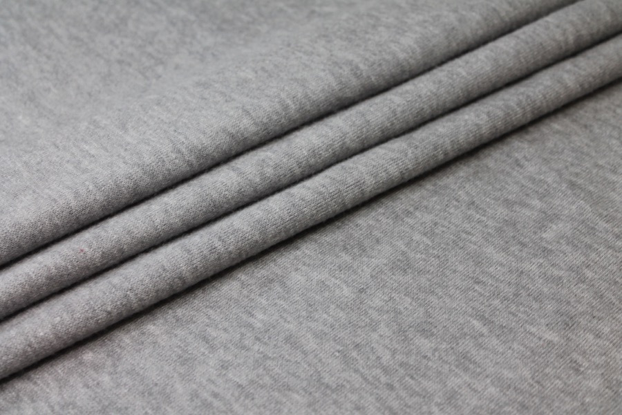 Super Soft Double Knit Jersey - Grey fabric