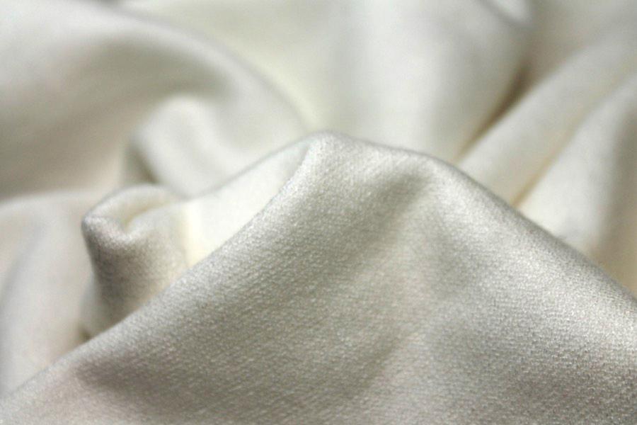 Super Soft Double Knit Jersey - Ivory fabric, image 4 of 8