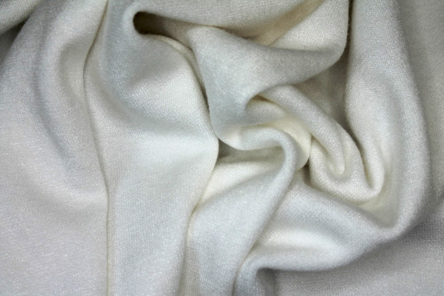 Super Soft Double Knit Jersey - Ivory - 0.3m Piece fabric, image 7 of 8