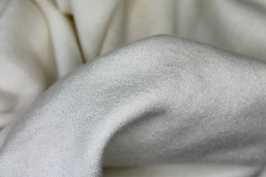 Super Soft Double Knit Jersey - Ivory - 0.3m Piece fabric, image 8 of 8
