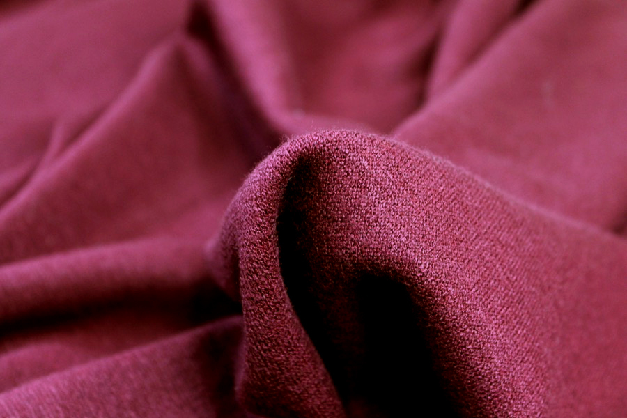 Super Soft Double Knit Jersey - Burgundy fabric, image 3 of 5